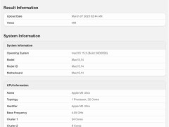 蘋(píng)果M3 Ultra跑分曝光：性能強(qiáng)悍，但仍未達(dá)到預(yù)期巔峰