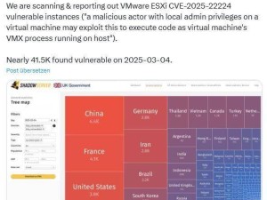 VMware高危漏洞緊急修復，3.7萬臺ESXi服務器安全升級迫在眉睫