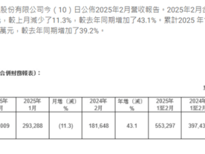 臺積電2月營收創新高，同比增長43.1%！美國擴產計劃再投千億