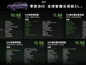 零跑B10预售开启，激光雷达智驾低至10.98万起，性价比如何？