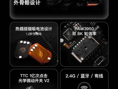 怒喵科技發(fā)布Infinity Mouse：鎂鋁鏤空設(shè)計(jì)，熱插拔磁吸換電僅49g