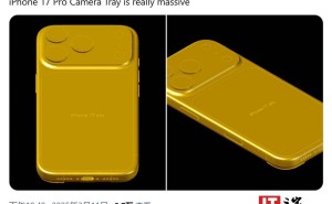 苹果iPhone 17 Pro Max设计曝光：横向大矩阵，机身更厚续航增强？