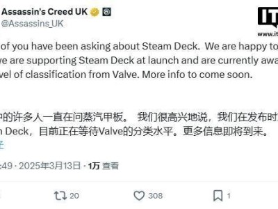 《刺客信条：影》首发将支持Steam Deck，育碧态度大反转！