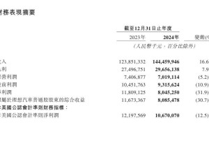 理想汽車2024年財(cái)報(bào)揭曉：全年凈利80億，市占率攀升但利潤(rùn)下滑三成