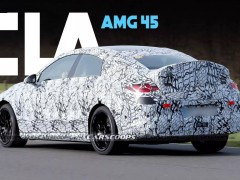 梅赛德斯-AMG CLA 45纯电版曝光：三电机驱动，500马力配V8声浪模拟