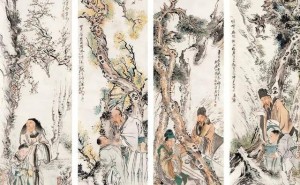 晚清绘画大师沙馥：花鸟人物作品，尽显细腻生动之美