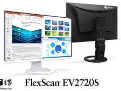 艺卓FlexScan EV2720S商用显示器发布：27英寸2K规格，环保材质打造