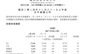 腾讯2024年净利润大增68%，研发投入707亿，马化腾透露AI团队新动向