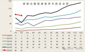 2025年2月新能源乘用车市场火爆，零售量近70万，渗透率过半！