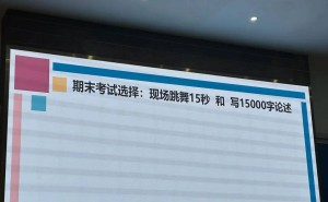 期末大挑战！你会选15秒热舞还是万字论述？