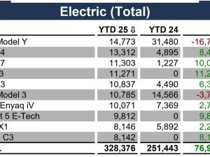 特斯拉歐洲電動車銷量大跌，2025年前兩月同比降幅達45%