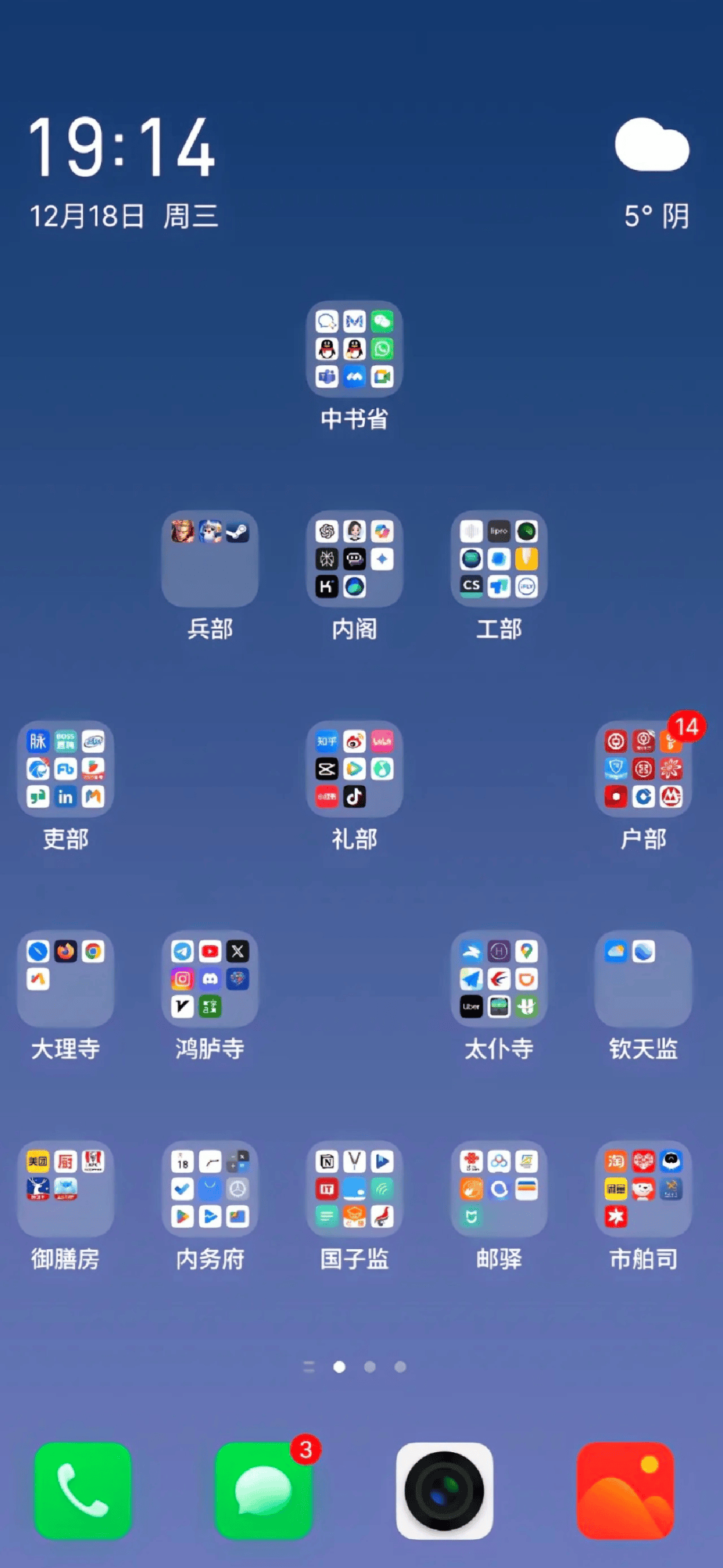 古代行政制度APP分类图