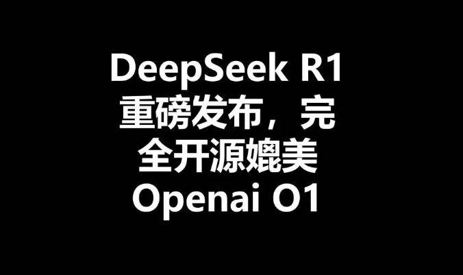 DeepSeek R1模型性能展示图